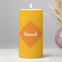 Yellow Celtic Art Zig Zag Iron Age Tribal Pattern