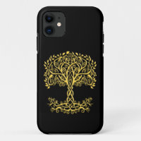 Yellow Celtic Tree Of Life