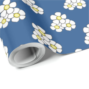 Yellow Centered Daisy Wrapping Paper