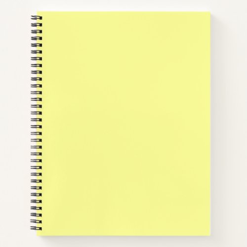 Yellow Chalk Spiral Notebook