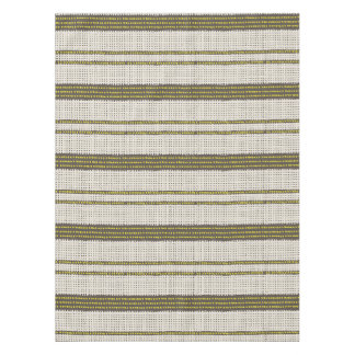Yellow Charcoal Geometric Grid Modern knit crossha Tablecloth