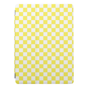 Yellow Checkerboard Pattern iPad Pro Cover