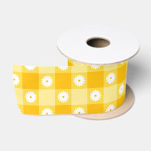 Yellow Checkered Floral