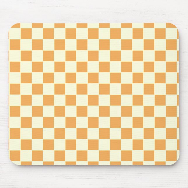 yellow checkered mouse pad (Front)