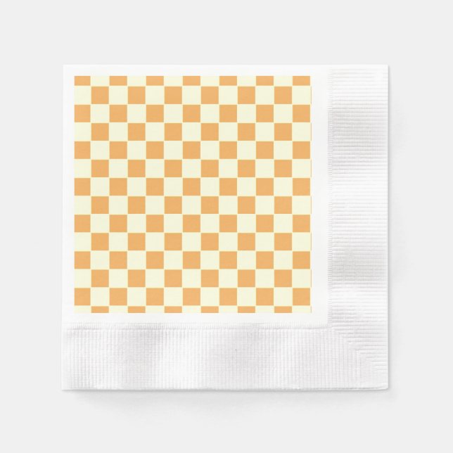 yellow checkered napkins (Front)