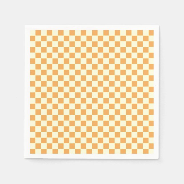 yellow checkered napkins (Front)