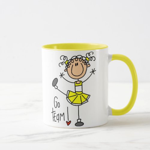 Yellow Cheerleader Mug