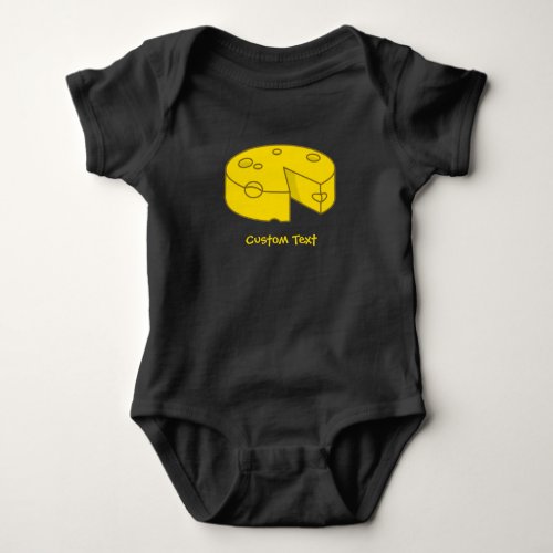 Yellow Cheese Baby Bodysuit