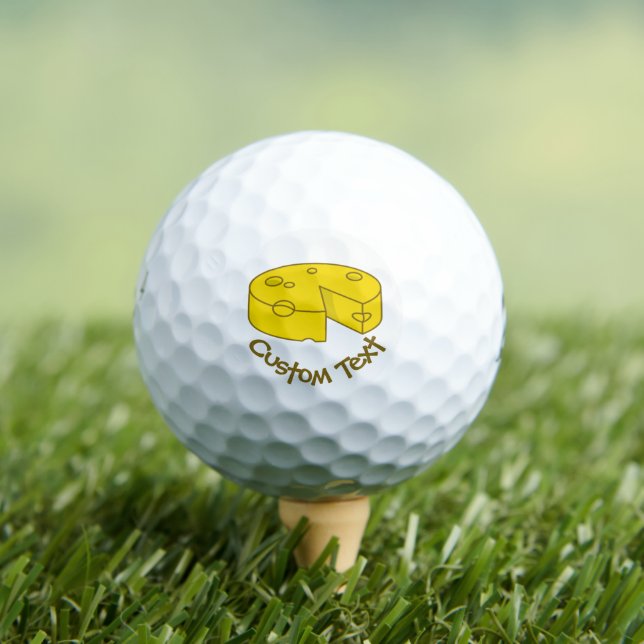 Yellow Cheese Golf Balls (Insitu Tee)