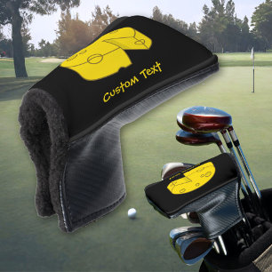 Yellow Cheese Golf Head Cover