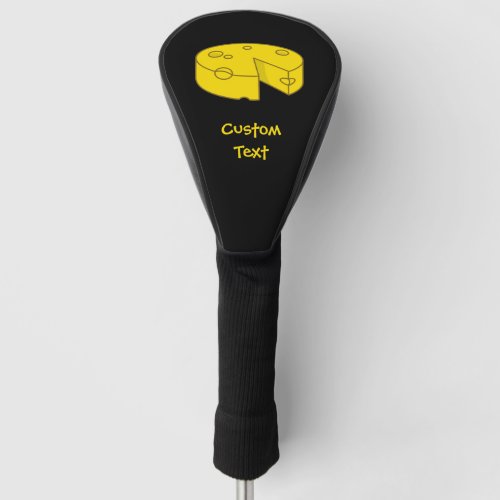 Yellow Cheese Golf Head Cover