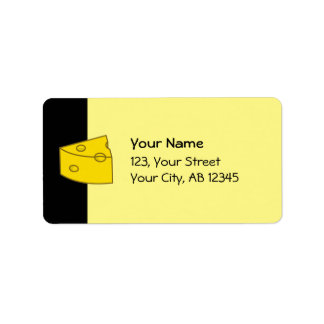 Yellow Cheese Label