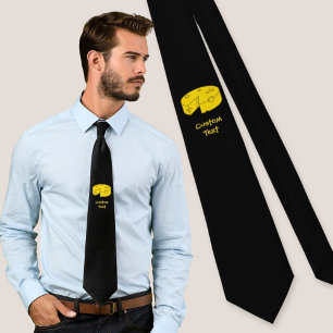 Yellow Cheese Neck Tie