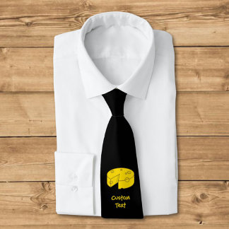 Yellow Cheese Neck Tie