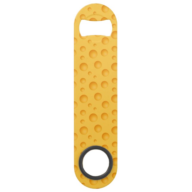 Yellow Cheese Pattern Bar Key (Front)