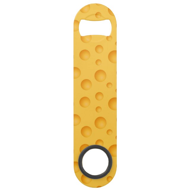 Yellow Cheese Pattern Bar Key (Front)