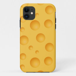 Yellow Cheese Pattern iPhone 11 Case