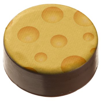 Yellow Cheese Pattern Chocolate Covered Oreo by foodie at Zazzle