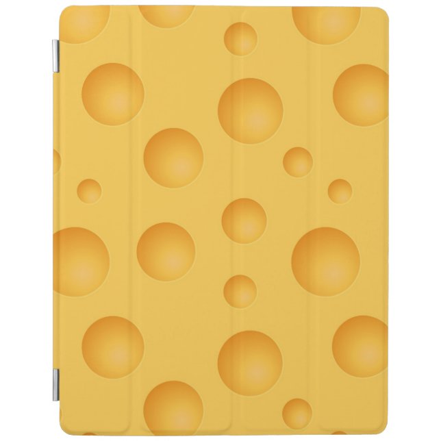 Yellow Cheese Pattern iPad Smart Cover (Front)