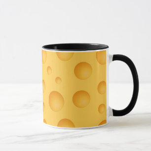 Yellow Cheese Pattern Mug