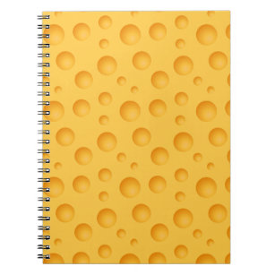 Yellow Cheese Pattern Notebook