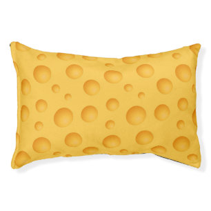 Yellow Cheese Pattern Pet Bed