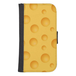 Yellow Cheese Pattern Phone Wallet