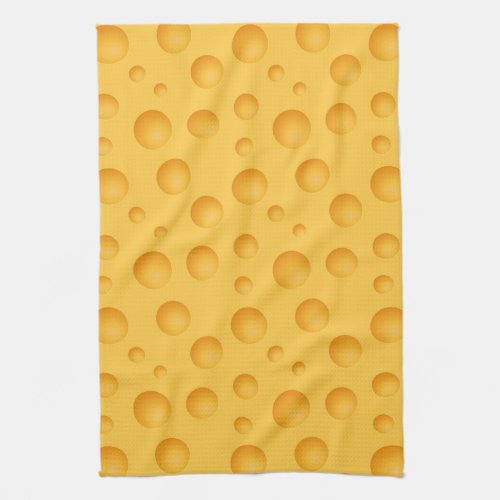 Yellow Cheese Pattern Towel