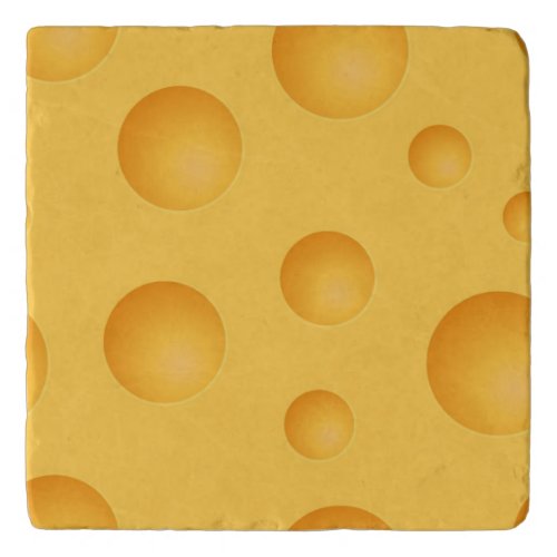 Yellow Cheese Pattern Trivet