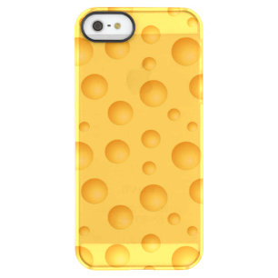 Yellow Cheese Pattern Permafrost iPhone SE/5/5s Case