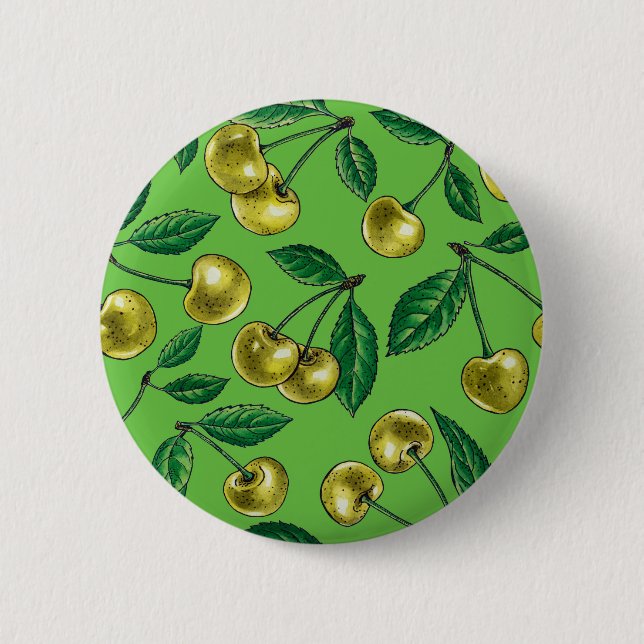 Yellow cherries button (Front)