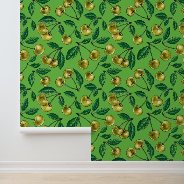 Yellow cherries wallpaper  (Application)