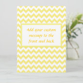Yellow Chevron Design (Standing Front)