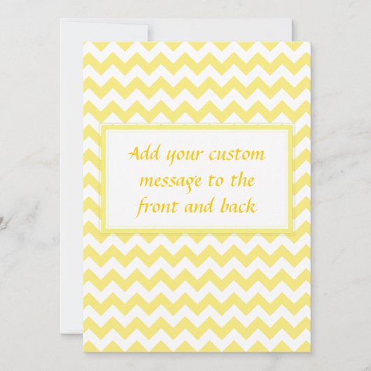 Yellow Chevron Design (Front)