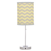 Yellow Chevron  You Are My Sunshine Table Lamp (Back)