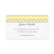 Yellow Chevron Zig Zag Pattern Elegant Modern