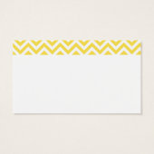 Yellow Chevron Zigzag Personalized Monogram (Back)