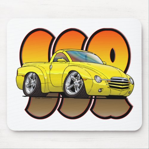 Yellow Chevy SSR Mouse Pad