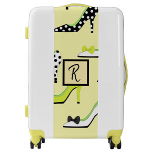 Yellow Chic High Heels Monogram Luggage