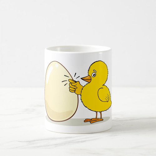 Yellow Chick And Egg Coffee Mug