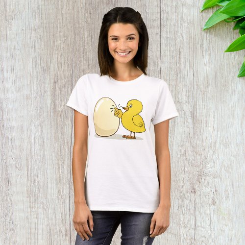 Yellow Chick And Egg T_Shirt