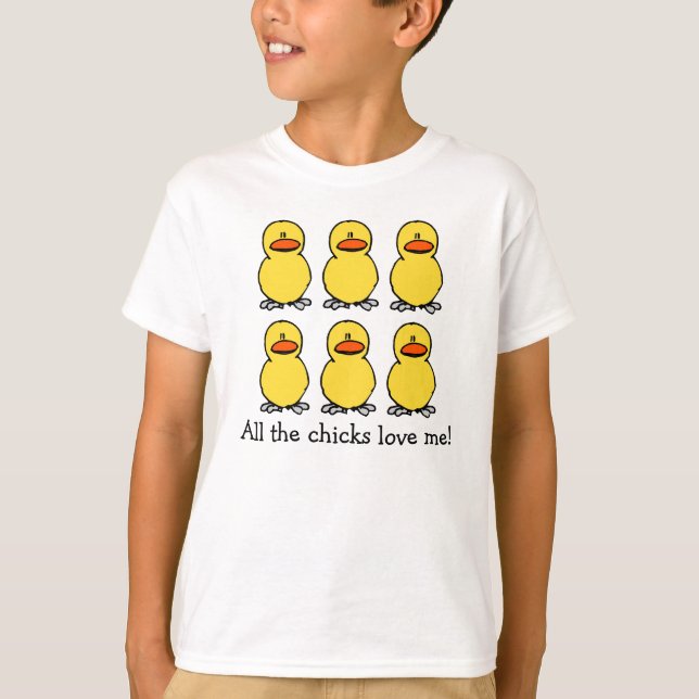 Yellow Chicks Love Shirt (Front)