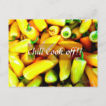 Yellow Chillies Postcard