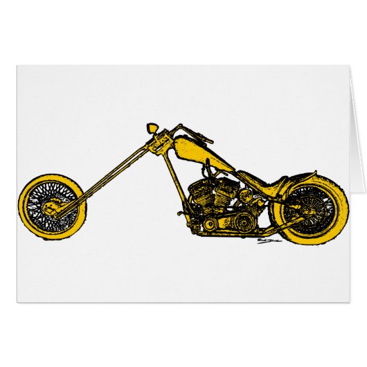 Yellow Chopper Style Cards (Front Horizontal)