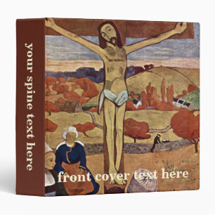 Yellow Christ by Paul Gauguin, Vintage Fine Art Binder