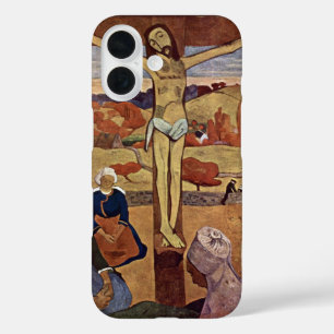 Yellow Christ by Paul Gauguin, Vintage Fine Art iPhone 16 Case