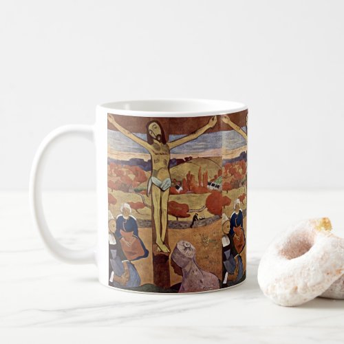 Yellow Christ by Paul Gauguin Vintage Fine Art Coffee Mug