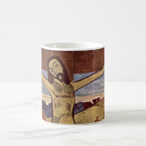 Yellow Christ by Paul Gauguin Vintage Fine Art Coffee Mug