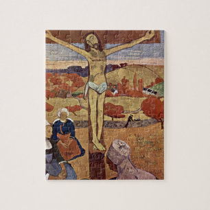 Yellow Christ by Paul Gauguin, Vintage Fine Art Jigsaw Puzzle