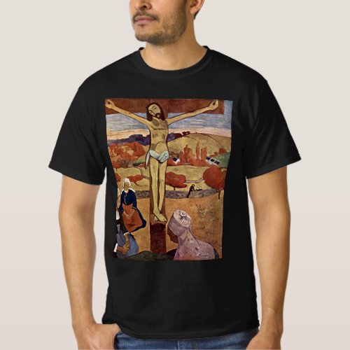 Yellow Christ by Paul Gauguin Vintage Fine Art T_Shirt